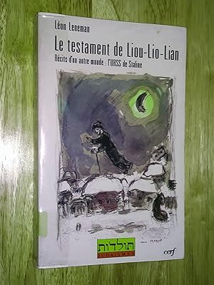Seller image for Le Testament de Liou-Lio-Lian : Rcits d'un autre monde, l'URSS de Staline for sale by Livresse