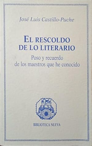 EL RESCOLDO DE LO LITERARIO.