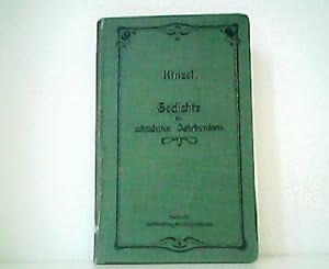 Imagen del vendedor de Gedichte des achtzehnten Jahrhunderts ausgew�hlt und erl�utert von Prof. Dr. Karl Kinzel. a la venta por Antiquariat Kirchheim