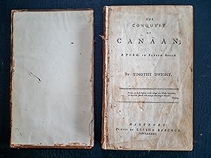 Bild des Verkufers fr The conquest of Canaan. A poem in eleven books. zum Verkauf von Rodger Friedman Rare Book Studio, ABAA