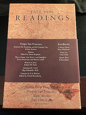 Fall 1996 Reader, 3 books in Slipcase, Selections from HarperCollins / Harper San Francisco / Bas...