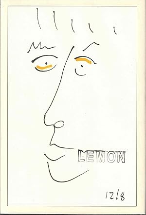 Imagen del vendedor de Lemon a la venta por Kenneth Mallory Bookseller ABAA