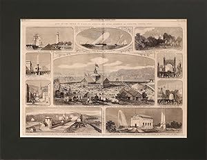 1860 English Newspaper - The Illustrated London News, Nov 17 1860 (Recto-verso, Black and white) ...