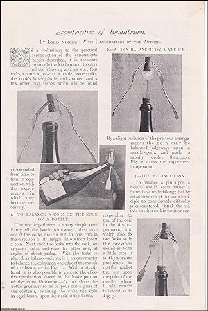 Image du vendeur pour Eccentricities of Equilibrium. Balancing Household items with a Pin. An uncommon original article from The Strand Magazine, 1904. mis en vente par Cosmo Books