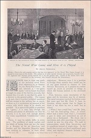 Imagen del vendedor de The Naval War Game & how it is Played. Military Planning. An uncommon original article from The Strand Magazine, 1904. a la venta por Cosmo Books