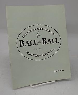 Bild des Verkufers fr Fine Quality Reproductions by Ball and Ball (1964 catalogue) zum Verkauf von Attic Books (ABAC, ILAB)