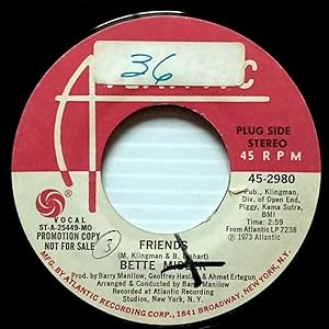 Seller image for Friends / Chapel Of Love [7" 45 rpm Promo] for sale by Kayleighbug Books, IOBA