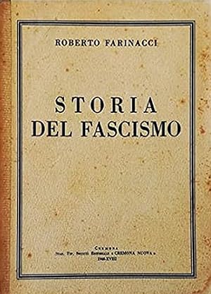 Bild des Verkufers fr Storia del Fascismo zum Verkauf von Libro Co. Italia Srl