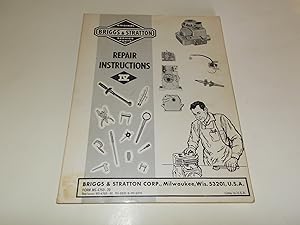 Imagen del vendedor de Briggs & Stratton Repair Instructions IV : MS-4750-70 a la venta por Paradise Found Books