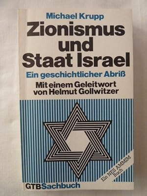 Bild des Verkäufers für ZIONISMUS UND STAAT ISRAEL - EIN GESCHICHTLICHER ABRISS. zum Verkauf von Buchmerlin