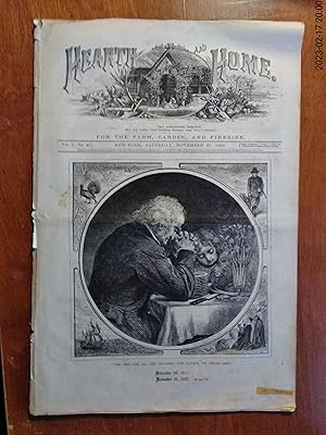 Hearth and Home: For The Farm, Garden, And Fireside (Two issues, November 27, 1869 and November 5...