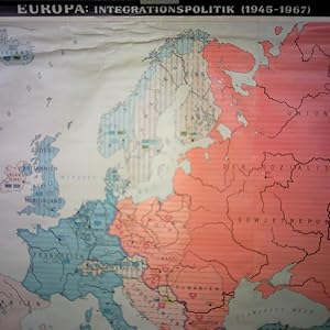 Europa: Integrationspolitik (1945 - 1967), Maßstab 1:3.800.000