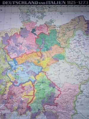 Deutschland im Zeitalter der Hohenstaufen 1125 - 1273, Maßstab 1:1.000.000