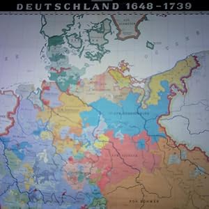 Deutschland im Zeitalter des Reichszerfalls (1648 - 1739), Maßstab 1:750.000