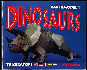 Seller image for DINOSAURS. Papermodel 1, TRICERATOPS + Poster for sale by Alkahest Books