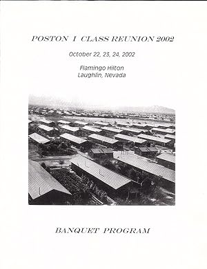 Seller image for POSTON I CLASS REUNION 2002, OCTOBER 22, 23, 24, 2002, FLAMINGO HILTON, LAUGHLIN, NEVADA: BANQUET PROGRAM for sale by Champ & Mabel Collectibles