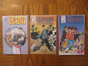 Immagine del venditore per High Grade Keith Laumer's Retief Thirteen (13) Issue Comic Lot; B&W; 1987 - 1991; including: First Series Full Run Set Complete #1 - 6; 2nd Series #1 - 5 (missing only #6); Retief of the C.D.T. #1 only, and; Retief and the Warlords #1 only venduto da Clarkean Books