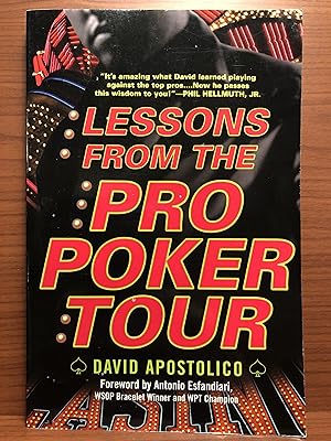 Bild des Verkufers fr Lessons From The Professional Poker Tour zum Verkauf von Rosario Beach Rare Books