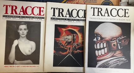 Tracce - Trimestrale di critica radicale. Konvolut Numer 21, 22, 24. - Drei Hefte.