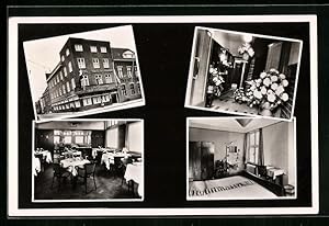 Ansichtskarte Roermond, Hotel-Café In `t Paradijs, Hamstraat 56 (hoek Munsterplein)