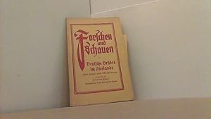 Bild des Verkufers fr Deutsche Brder im Auslande : Eine Fahrt nach Sdosteuropa. Bildschmuck von Georg Karl Heinicke, Forschen und Schauen 13. zum Verkauf von Antiquariat Uwe Berg