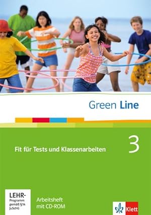 Bild des Verkufers fr Green Line 3: Fit fr Tests und Klassenarbeiten 3, Arbeitsheft und CD-ROM mit Lsungsheft Klasse 7 (Green Line. Bundesausgabe ab 2006) zum Verkauf von AHA-BUCH