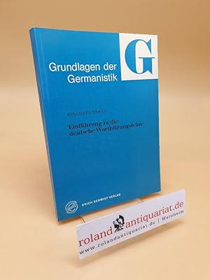 Seller image for Einfhrung in die deutsche Wortbildungslehre for sale by Roland Antiquariat UG haftungsbeschrnkt