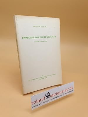 Immagine del venditore per Probleme der Dialektologie ; eine Einf. ; (ISBN: 353406125X) venduto da Roland Antiquariat UG haftungsbeschrnkt