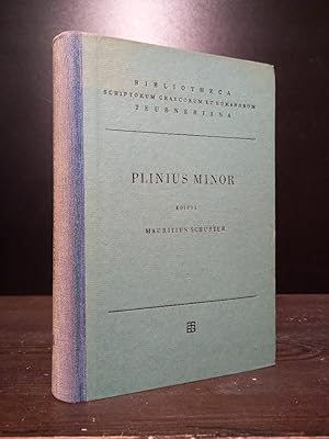 Bild des Verkufers fr C. Plini Caecili Secundi Epistularum libri novem, Epistularum ad Traianum liber, Panegyricus. Recensuit Mauritius Schuster. [Von Plinius dem Jngeren, das ist Gaius Plinius Caecilius Secundus]. Editioaltera aucta et correctior. (= Bibliotheca scriptorum Graecorum et Romanorum Teubneriana). zum Verkauf von Antiquariat Kretzer