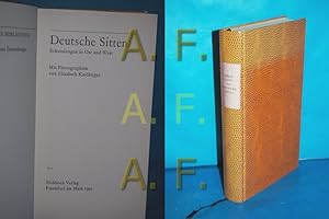 Seller image for Deutsche Sitten : Erkundungen in Ost und West (Die Andere Bibliothek Band 78) for sale by Antiquarische Fundgrube e.U.