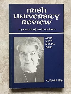 Irish University Review - Mary Lavin Special Issue - A Journal of Irish Studies Volume 9 Number 2...