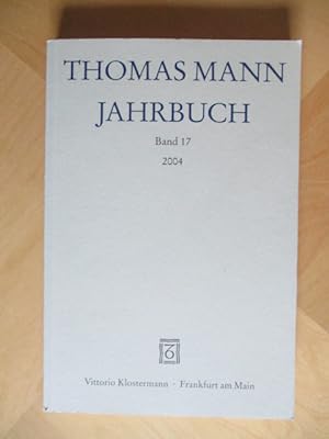 Seller image for Thomas Mann Jahrbuch. Band 17 for sale by Brcke Schleswig-Holstein gGmbH