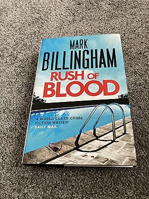 Imagen del vendedor de RUSH OF BLOOD: SIGNED UK FIRST EDITION HARDCOVER a la venta por Books for Collectors