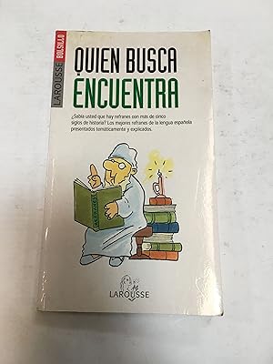 Imagen del vendedor de Quien busca encuentra a la venta por Libros nicos