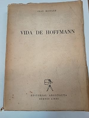 Imagen del vendedor de Vida de Hoffmann a la venta por Libros nicos