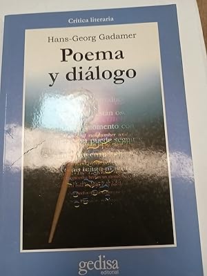 Seller image for Poema y dialogo for sale by Libros nicos