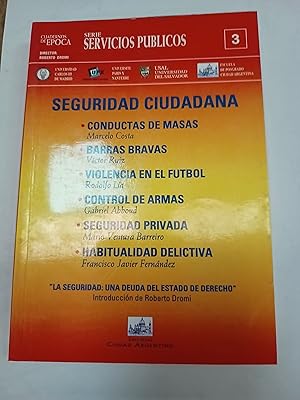 Imagen del vendedor de Seguridad ciudadana a la venta por Libros nicos