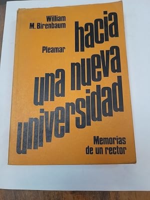 Bild des Verkufers fr Hacia una nueva universidad zum Verkauf von Libros nicos