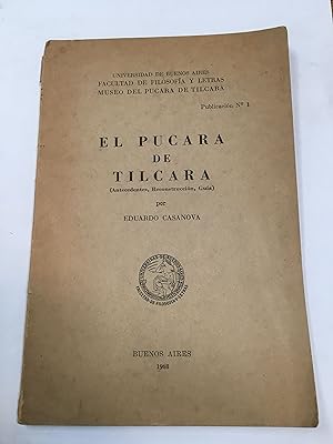 Imagen del vendedor de El pucara de Tilcara a la venta por Libros nicos