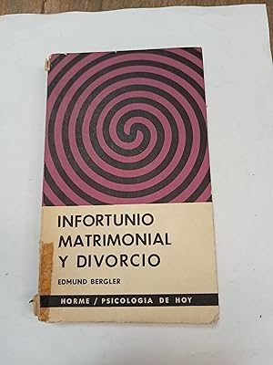 Immagine del venditore per Infortunio matrimonial y divorcio venduto da Libros nicos