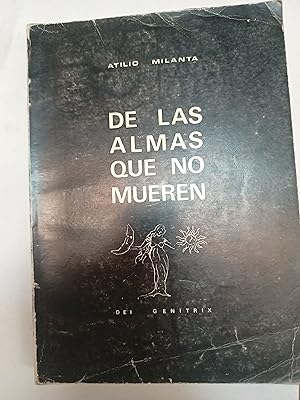 Imagen del vendedor de De las almas que no mueren a la venta por Libros nicos