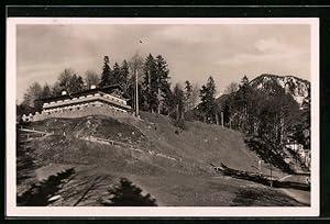 Bild des Verkufers fr Ansichtskarte Urfeld am Walchensee, Baldur von Schirach Jugendherberge mit Jochberg zum Verkauf von Bartko-Reher