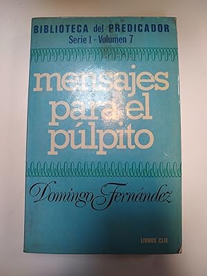 Seller image for Mensajes para el pulpito for sale by Libros nicos