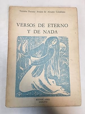 Bild des Verkufers fr Versos de eterno y de nada zum Verkauf von Libros nicos