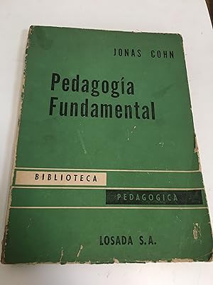 Seller image for Pedagogia Fundamental for sale by Libros nicos