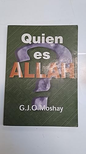Seller image for Quien es Allah for sale by Libros nicos
