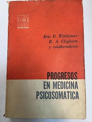 Imagen del vendedor de Progresos en medicina psicoanalitica a la venta por Libros nicos