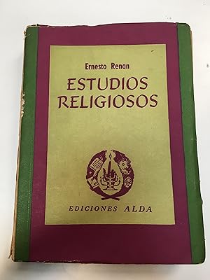 Seller image for Estudios religiosos for sale by Libros nicos