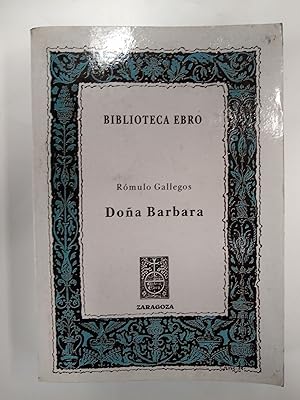 Imagen del vendedor de Doa Barbara a la venta por Libros nicos