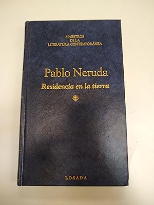 Bild des Verkufers fr Residencia en la tierra zum Verkauf von Libros nicos